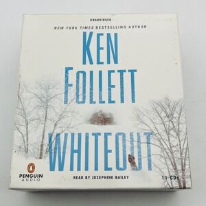 Ken Follett Whiteout Unabridged Audiobook 11 CDs Penguin Audio Josephine‎ Bailey